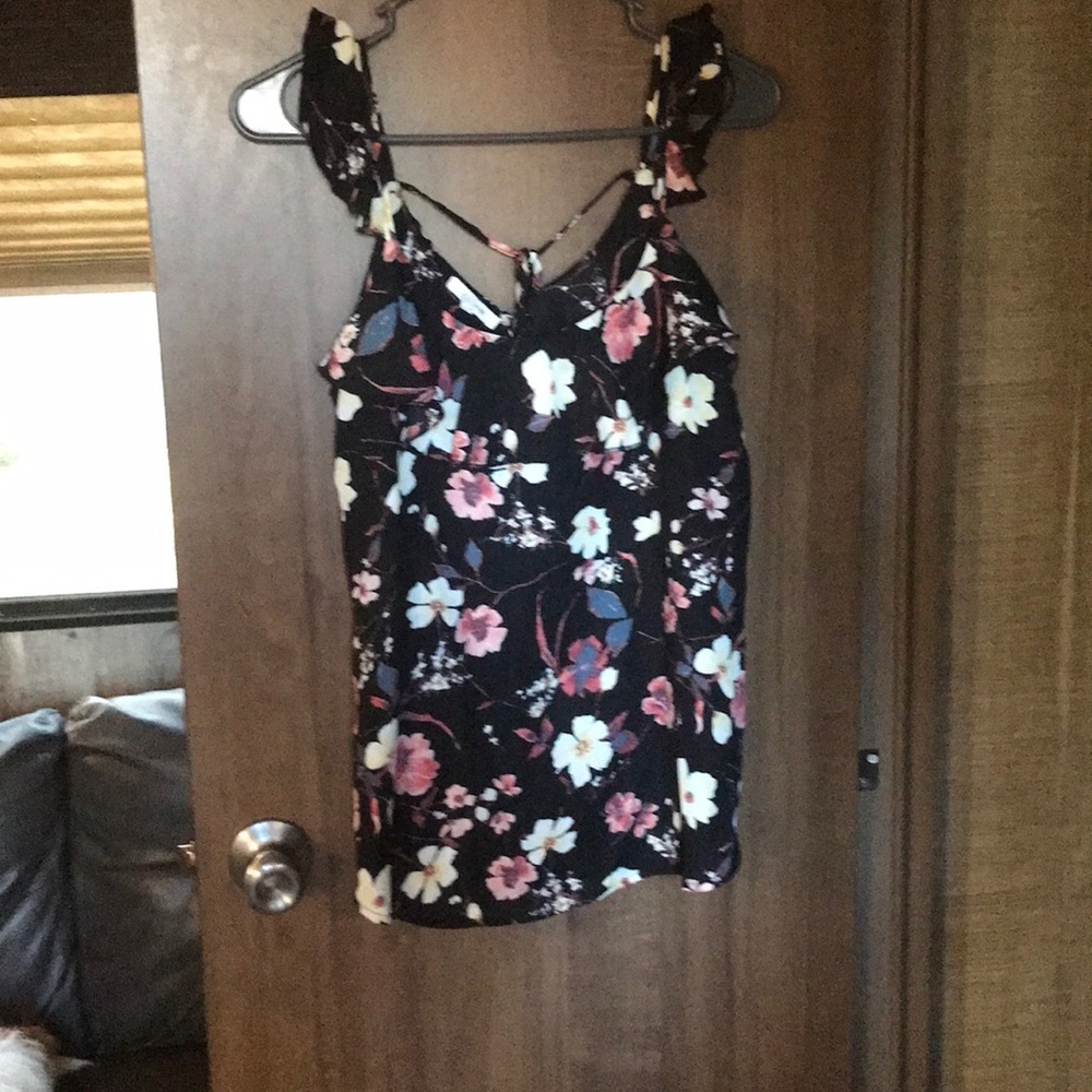 Floral print blouse